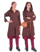 ATIYE Cotton Brown - Women's Medieval Viking Tunic